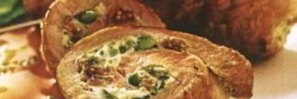 рулет из свинины в фольге