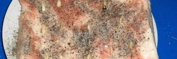 рулет из свиного сала