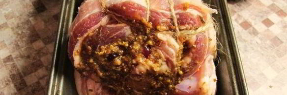 рулет из свиной пашинки