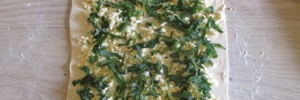 рулет с сыром и зеленью