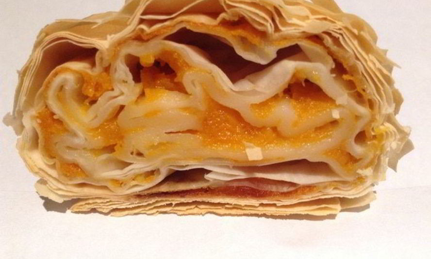 Рецепт рулета с тыквой и курагой