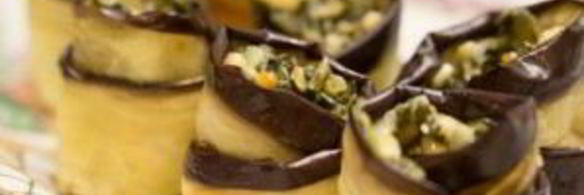 рулетики из баклажанов с фетой