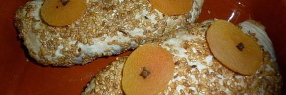 рулетики из индейки с хурмой