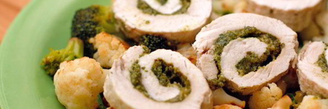 Рулетики из индейки