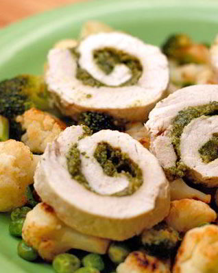 Рулетики из индейки