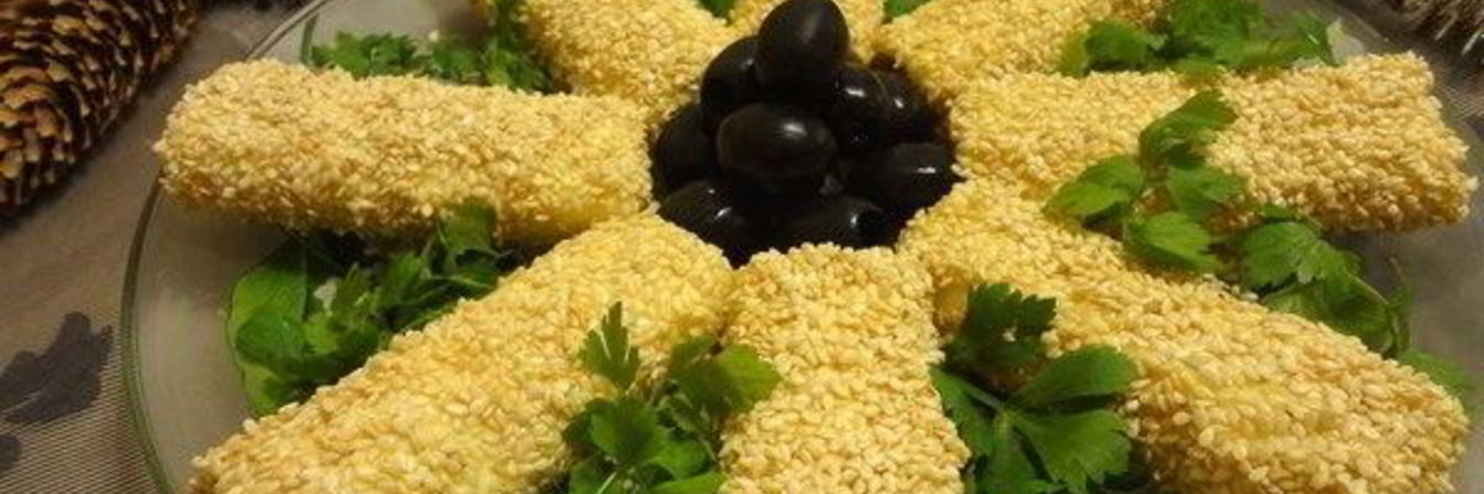 Рулетики из сыра с начинкой