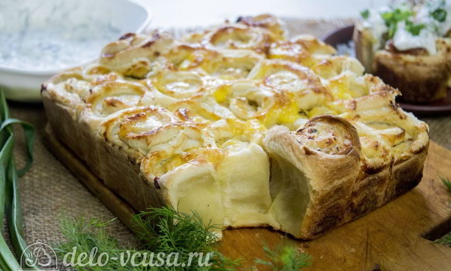 Рецепт рулетиков с фаршем в духовке