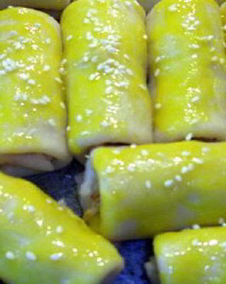 Рулетики с курицей