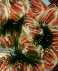 Рулетики с семгой