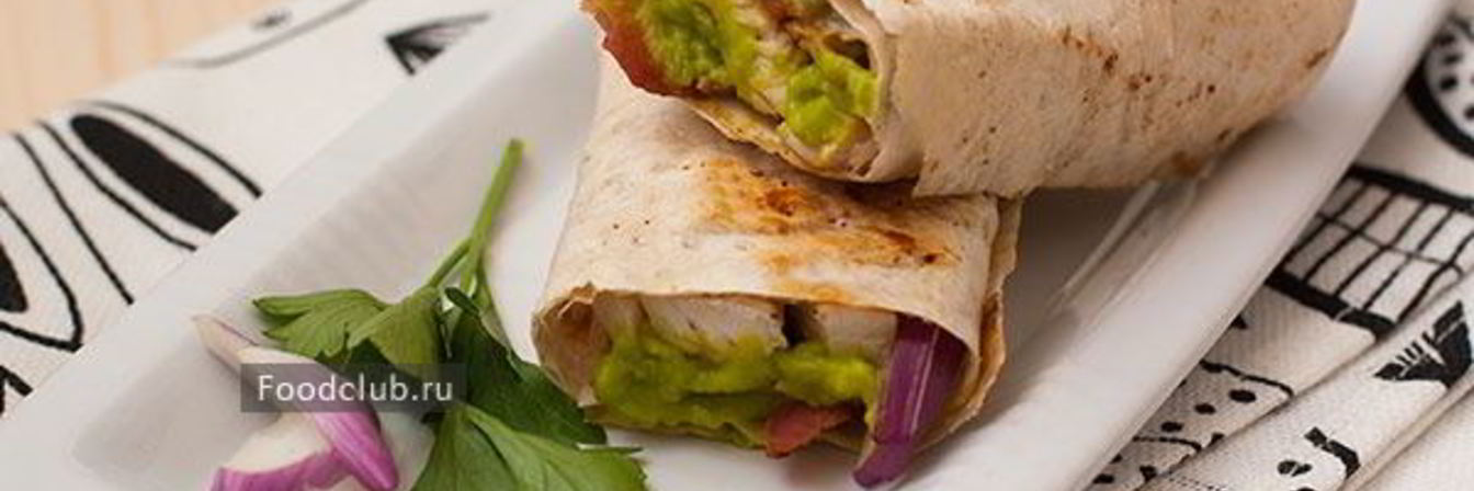 Рулеты из лаваша с курицей