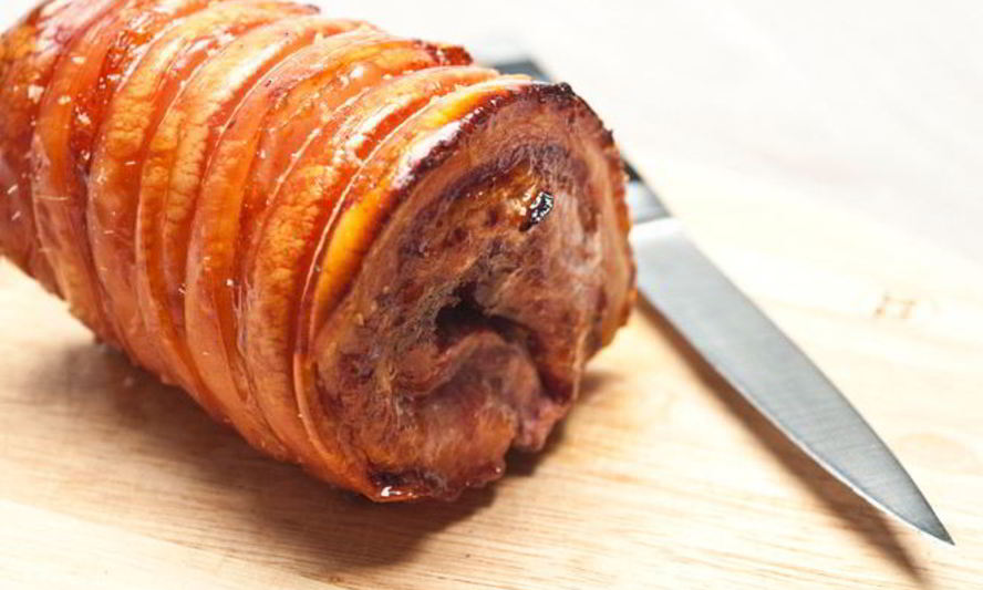 Рецепт рулетов из сала