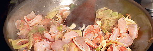 рыбный рулет с креветками