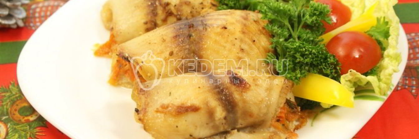 Рыбные рулеты из тилапии