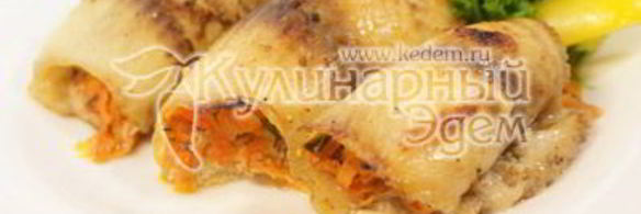 рыбные рулеты из тилапии