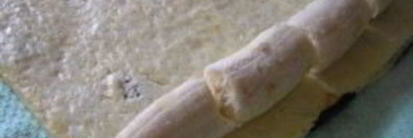 шоколадный рулет с бананом