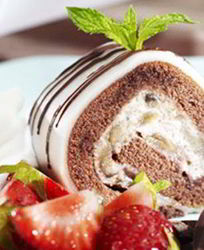 Швейцарский марципановый рулет