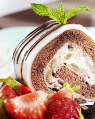 Швейцарский марципановый рулет