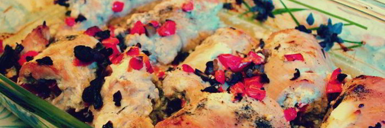 Сочные рулетики из индейки