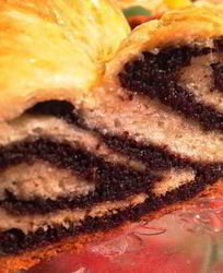 Творожный рулет с маком