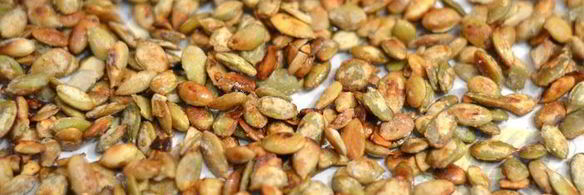 тыквенный рулет с карамелизированными тыквенными семечками