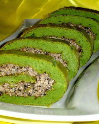 Закусочный рулет Зеленый-презеленый