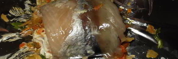 запеченные рулеты из скумбрии