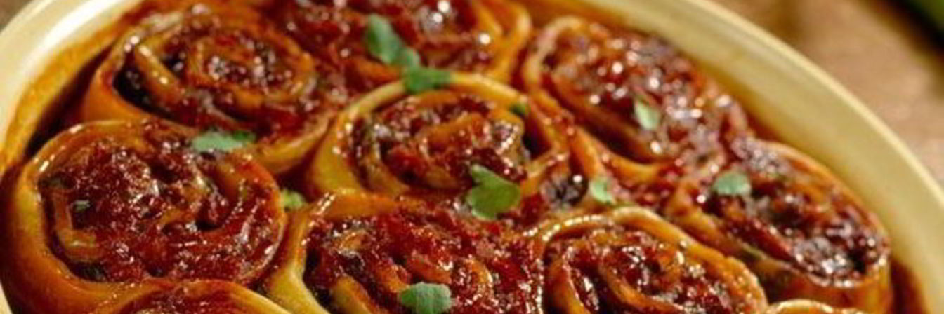 Запеченые рулеты с мясом