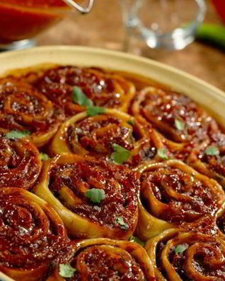 Запеченые рулеты с мясом