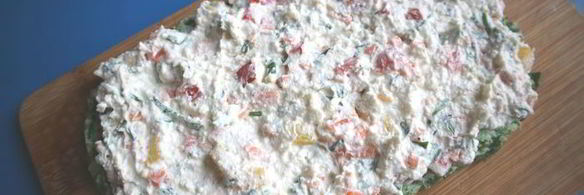 зеленый рулет на белках