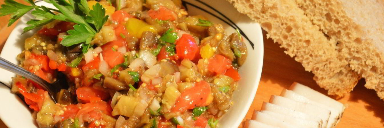 Самая вкусная баклажанная икра Сырая
