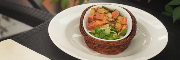 севиче из лосося и тунца