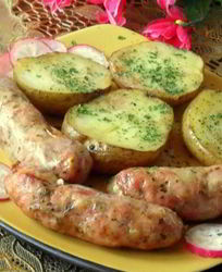 Сосиски в духовке