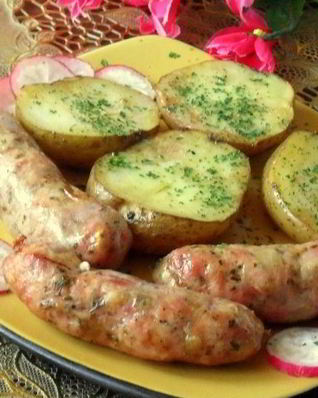 Сосиски в духовке