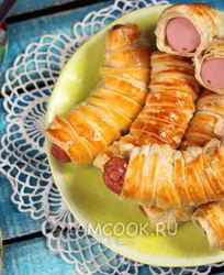 Сосиски в слоеном тесте