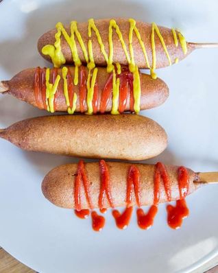 Сосиски в тесте в масле