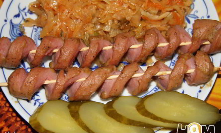 Рецепт спиральных сосисок в духовке