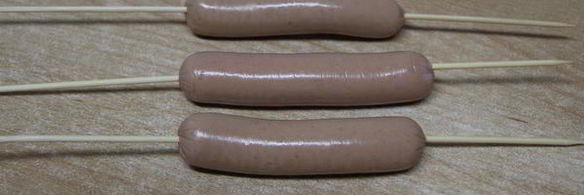 спиральные сосиски в духовке