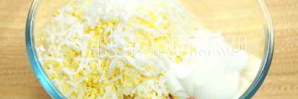 сырные шарики с крабовыми палочками