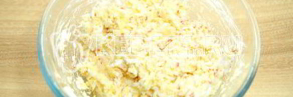 сырные шарики с крабовыми палочками