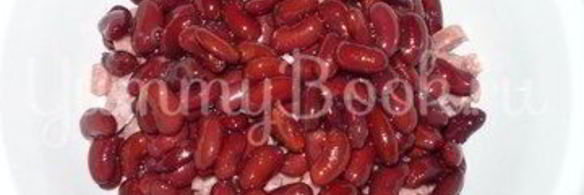 сытная закуска с фасолью и плавленным сыром