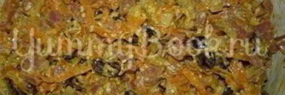 сытная закуска с фасолью и плавленным сыром