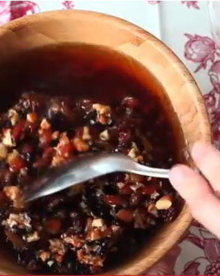 Начинка английских тарталеток из сухофруктов