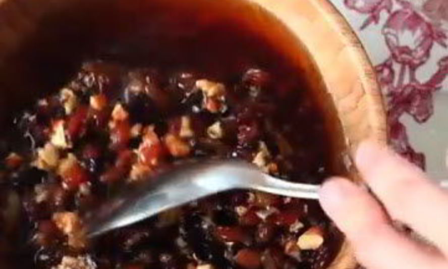 Рецепт начинки английских тарталеток из сухофруктов