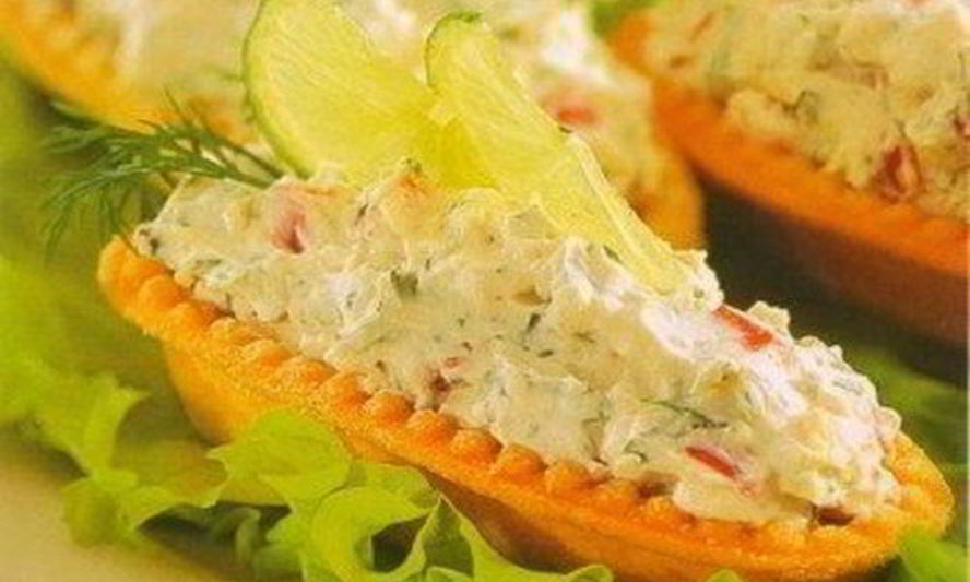 Рецепт очень острой закуски в тарталетках