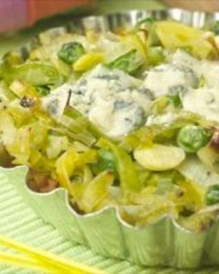 Овощные тарталетки из песочного теста