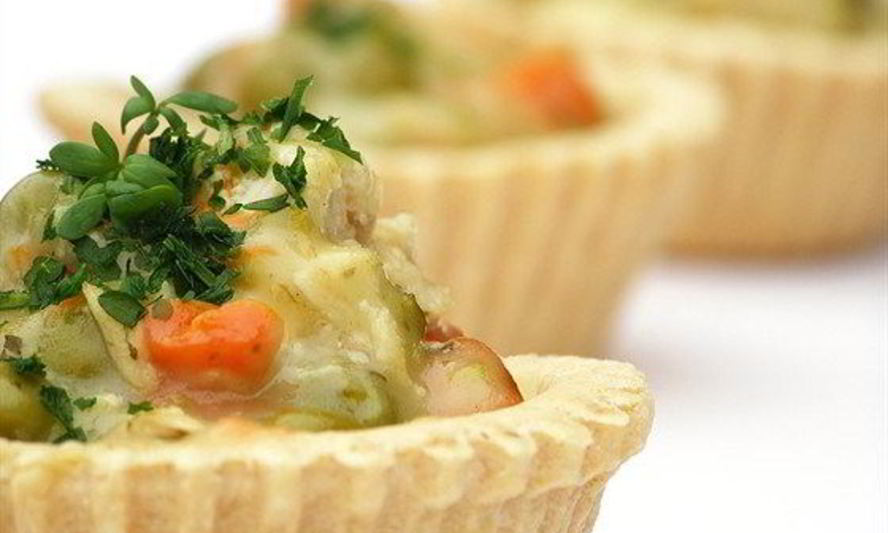 Рецепт овощных тарталеток