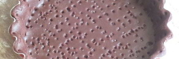 шоколадные тарталетки с клубникой