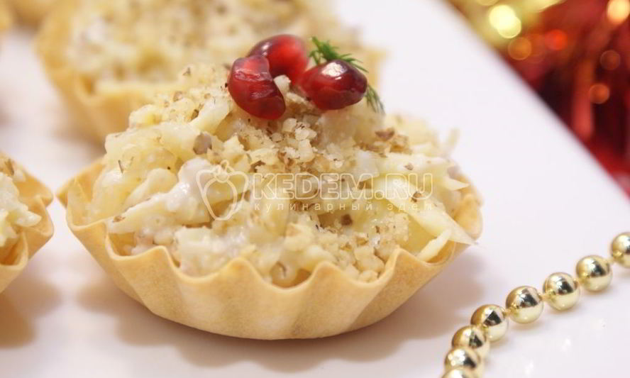 Рецепт тарталеток на праздничный стол