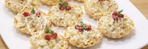 тарталетки на праздничный стол