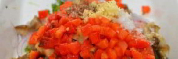 тарталетки с баклажанами